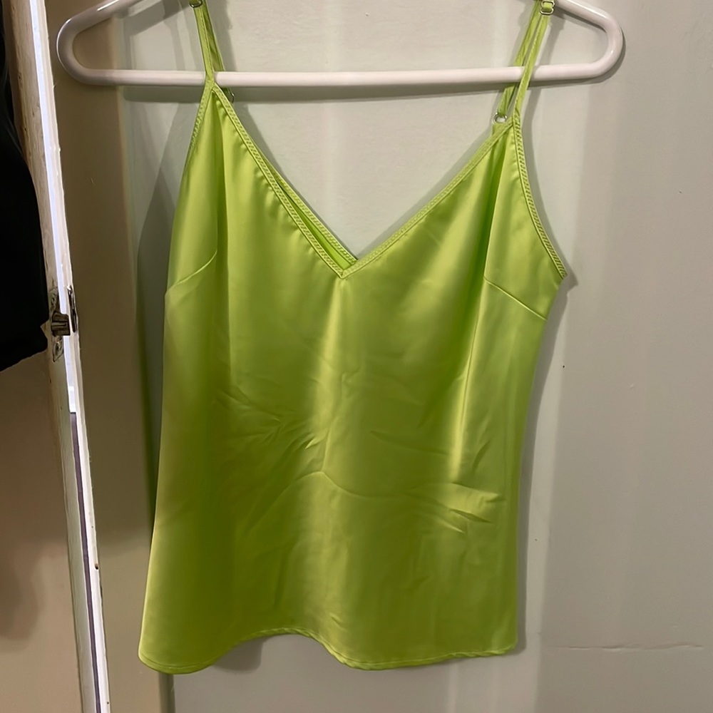 Neon green zara top
